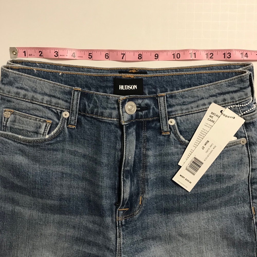 Hudson Jeans Zoeey High Rise Straight Crop Jean - Picture 7 of 8